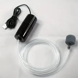 Black Mini 5V 1A USB Portable Aquarium Air Pump