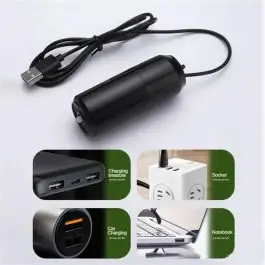 Black Mini 5V 1A USB Portable Aquarium Air Pump