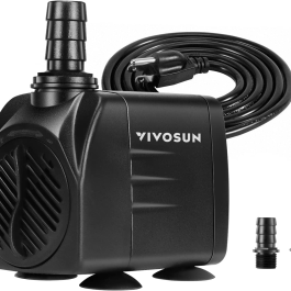 VIVOSUN 660GPH/2500L Compact Submersible Water Pump